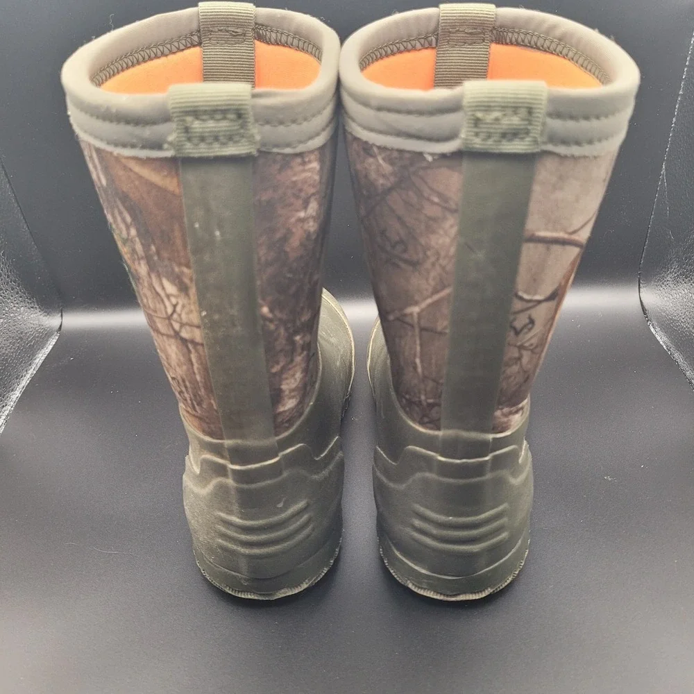 Ozark Trail Chore Boots Camo Youth Sz 13 Outdoor Hunting Fishing Gorpcore Muck